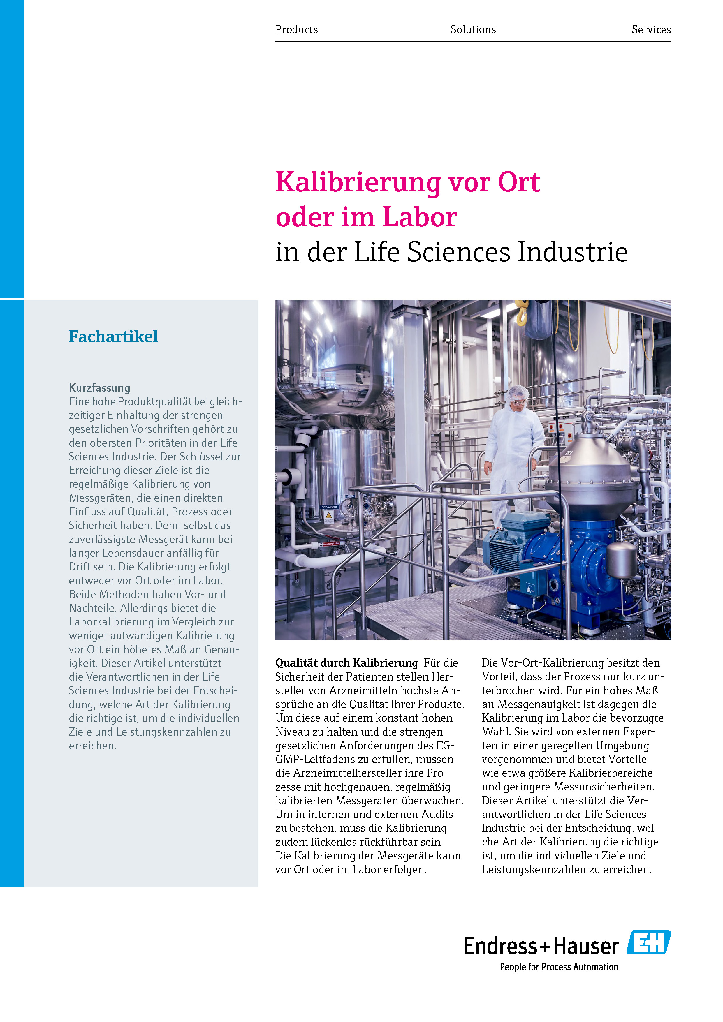 Lesen Sie unseren Fachartikel